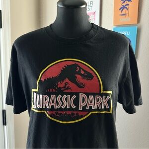 Jurassic Park Black Graphic T-Shirt